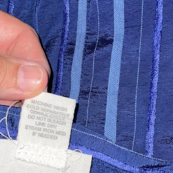 Aegean Top, Blue Stripes, Size S - Picture 6 of 9